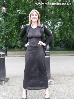 Desperate-Housewives-Uk:  Reblog Stunning Uk Wife In Black See Through Dress, Has