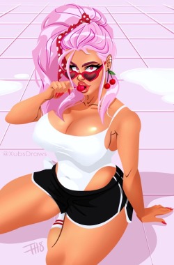 Lola milkshake w/ a cherry on top 🥛🍒💋   Shortless version on Twitter, high-res and more variants on Patreon 💕