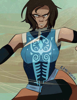 kami-korra:  soooo cant wait for korra to go into the avatar state with her no do  my love~ &lt;3 &lt;3 &lt;3