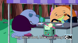 therealrobinchan33:  sadburbia:  this show is literally the happiest thing on earth  the show isn’t but bmo certainly is 