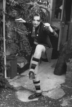 sweet-love-und-romance:  The Slits: Ari Up photographed by her mother Nora Forster (John Lydon&rsquo;s wife) in Battersea, London, circa late 1978. Scanned by me. 