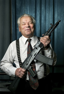 sevensixtwobythirtyninemm:  Happy birthday to Mr.Kalashnikov who turned 94 today. If you don’t recognize him and know what he has achieved then do some research. 