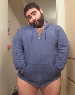 fierybiscuts:  A friendly anon asked for a few pictures of me in my new hoody. They also requested I be wearing no bottoms sooo ta-dah! Hope you like ‘em. :3 
