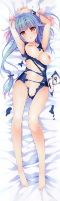 kratos821:  breasts dakimakura i-19 (kancolle) kantai collection mirukomi nimura yuuji nipples pussy school swimsuit swimsuits torn clothes | #292615 | yande.re