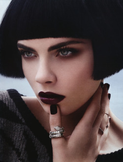 suicideblonde:Cara Delevingne photographed by Greg Lotus for Vogue Russia, September 2012 