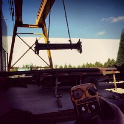 Loading Trucks In The Shade On Another Hot Day #Work #Rebar
