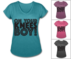 teamgreed:  New from KinkyTease! Let all the men know where you think they belong, and how you deserve to be treated. https://shop.spreadshirt.com/kinkytease/-A104107917 Other styles, colors &amp; designs for men &amp; women: https://shop.spreadshirt.com/