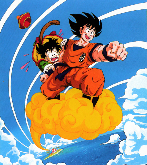 jinzuhikari:From Dragon Ball Z 1990 calendar by Animetopia - Fuji TV - Studio Bird - Toei Animation - Shueisha 