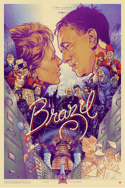 Brazil movie poster by Martin Ansin, 1985.