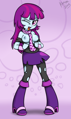 One of the bg characters from EqG, which according to derpibooru, has been named Amy.