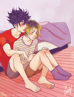 misslucid:  I was drawing kuroken today and I liked this drawing so I finished it *w*b