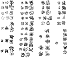 fakemon: For ease, someone assembled the beta Pokemon into their evolutionary lines so you can see what they’re all supposed to be. So many babies! Pinsir evolution! An extremely weird Porygon-2!