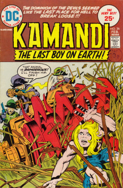 Kamandi No. 26 (DC Comics, 1975). Cover art by Jack Kirby.From Orbital Comics in London.