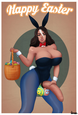 Pin Up commission for De_yeti, happy easter theme heh. f you&rsquo;re interested for commissions you can see the info here: http://naavscolors.tumblr.com/post/82139574137/hi-there-guys-i-want-to-let-you-know Or if you just want a ů colored sketch you