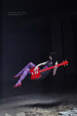 geeksngamers:  Adventure Time: Marceline Cosplay - by RedCappy