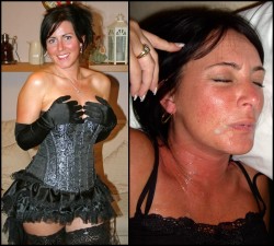 hotwifediscretions:  Before and After 