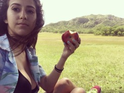 After the hike, I just sat in this field for like 2 hours and it was everything my soul needed. I also just kind of pretended I was in LOST which was fun. (at Diamond Head, Hawaii)