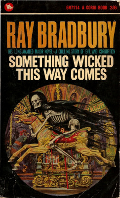 Something Wicked This Way Comes, by Ray Bradbury (Corgi, 1963). From a charity shop in Canterbury.