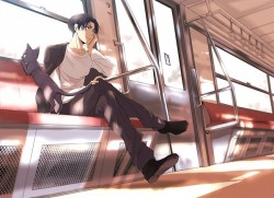 the-digital-diva-snk:  Imagine if you were on a train and you saw this! X3