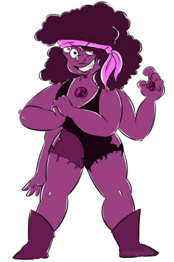 elasticitymudflap:  Roobs Ame= Spinel She is here to wreck everything     and everyonebonus:  (Sapph P fusion here)    cherubgirl​ robooboe jen-iii