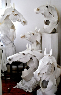 vmagazine:  ‘Horse Masks'  100 x 110