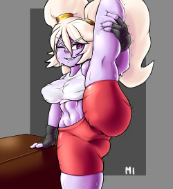 meloninu:Just a sweaty poppy stretching, nothing lewd here folks. ;9