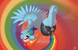 First Patreon sponsored picture of January! My patrons voted on me drawing a picture of Rainbow Dash in some shorts. I tried some new things with the picture. Didn&rsquo;t completely turn out how I hoped to, but I hope y'all like it!  Did a camel toe