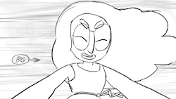 ianjq:  Some storyboard drawings I did for the Steven Universe ep “We Need To Talk”. This section was an expansion on boards by hilaryflorido!