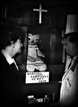 lipstickandvodka:  the real Annabelle doll from The Conjuring. 