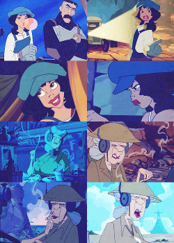 marchingjaybird:  I don’t expect this to get many notes because this is one of the less popular Disney movies, but we watched it last night and I felt moved to make a tribute to the ladies of this very underrated film. Audrey Rocio Ramirez Wilhelmina