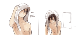 poopyuu:  Hhhm I was supposed to draw Nico in his undies… But I thought it would be better without them HAHAHAHA 