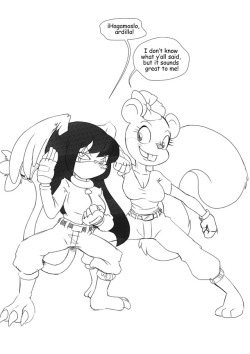 Sandy and GabbySketch Stream Commission for wCP of his Gabby and Sandy Cheeks, getting ready to kick some ass. Patreon       Ko-Fi       Tumblr       Inkbunny      Furaffinity Don&rsquo;t forget to check out my public discord for links
