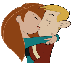 dramaisddd:  Love the full Kim Possible and Ron Stoppable kisses. First one was modulator induced but the next three were all them. True Love.   Starco is next.