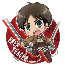 snkmerchandise: News: SnK Trysit Deka Acrylic Keychains (Regular &amp; Tsun! Kyawa Versions) Original Release Date: Late July 2017Retail Price: 1,296 Yen each Preorders have started for Trysit’s new deka acrylic keychains! The regular version featre Eren,
