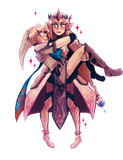 airinn:  i never get tired of the mental image of zelda carrying link tho 