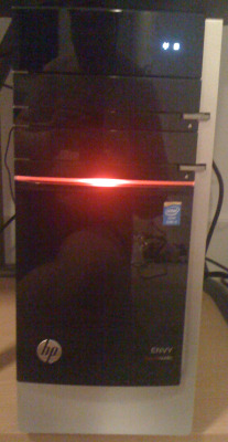 Thanks to my very awesome mom, I now have a brand new computer to work on stuff! The only downside is that it kind of looks like the Hal9000&rsquo;s disgruntled older cousin. Oh well!