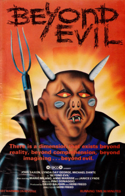 Beyond Evil VHS (Vipco Video). Directed by Herb Freed, 1980).From a car boot sale in Nottingham.Watch the trailer HERE