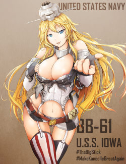 lewdkancollegirls:  U.S.S. Iowa 2.0 by artist Hiroki Ree 