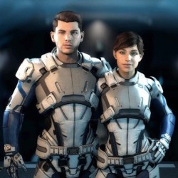 ozzysfm: I’ve been seeing lots of ME in my dashboard. No matter how much Bioware fucks this up, I’ll be happy.  Why do they always look like they perpetually cannot put their arms at their sides?