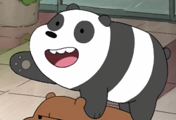 relatable-pictures-of-panda:  A happy Panda at the mall! 