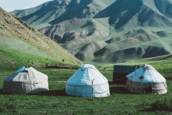 viewingroom:  Song Kol, Kyrgyzstan  This hike was short, two days, but so nice. It was kind of a whim that I followed up on as there was time before my 9 day hike began to Khan Tengri. Stayed two nights in a yurt, ate a lot of bread and jam, and drank