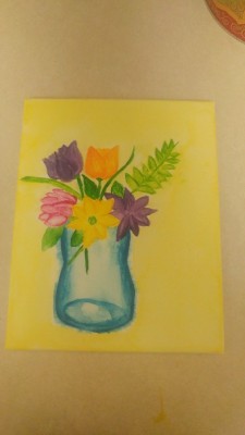 I know it’s very amateur work but I never knew watercolor painting could make me so happy. Also, vases are easier to paint than I thought, and flowers in a bouquet are harder than I thought.