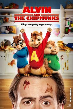 badcharacterdesign:  sabrebash:  @badcharacterdesign Tell me i’m not the only one who has a special loathing for these movies, SIMPLY BECAUSE all the posters are the SAME 3 STOCK IMAGES:   all of the chipmunk movies were shot in one go and simon died
