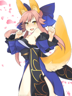 puffphox: Tamamo no Mae!Caster is pretty much my mom, wife, and child at the exact same time /sweatemoji If you wanna see my process for this picture, download the HD, and get free monthly sketches please support me on Patreon! 