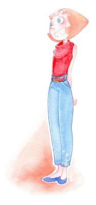 reo-coquelicot:  Practicing watercolor ~ and bless these pants they’re truly too comfortable for this world, I’m never wearing skinny jeans again.  ♥   