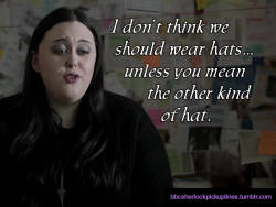 &ldquo;I don&rsquo;t think we should wear hats&hellip; unless you mean the other kind of hat.&rdquo;