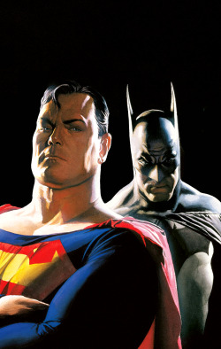 more-like-a-justice-league:  World’s Finest by Alex Ross