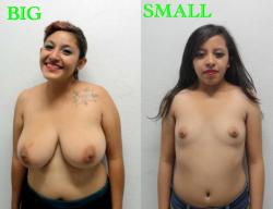 Sadic000:  Mexican Girls With Big And Small Boobs   I Choose Small.
