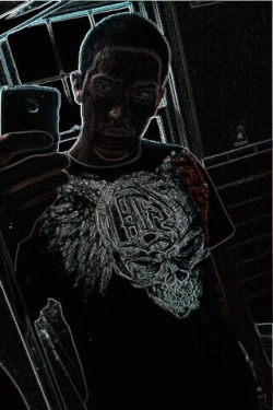 Me with some crazy photo editor app