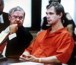 lovelyloathsome:  When asked by Dr. Frederick Fosdal if he believed he would have enjoyed a close relationship with another man, Jeffrey Dahmer replied, “That would have been nice.” Fosdal further asked what, if anything, might have prevented him